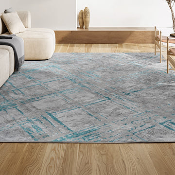 Slant Modern Abstract Area Rug